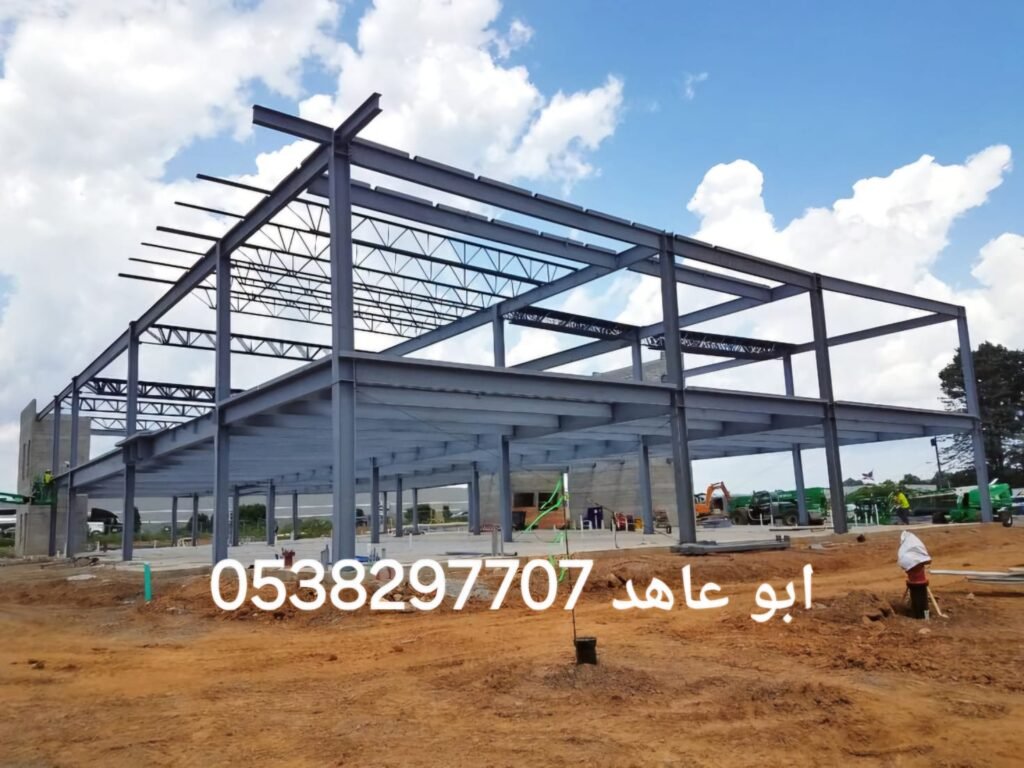 بناء وتصميم هناجر ومستودعات حديد احترافية في الرياض - مؤسسة العثمان