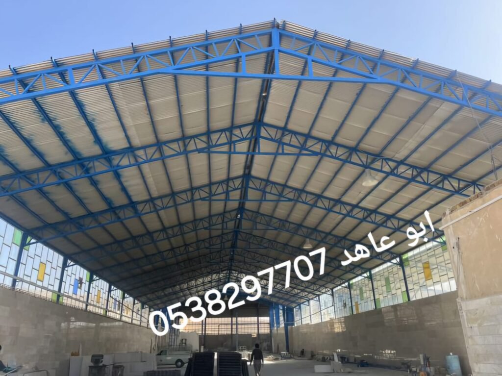 بناء وتصميم هناجر ومستودعات حديد احترافية في الرياض - مؤسسة العثمان