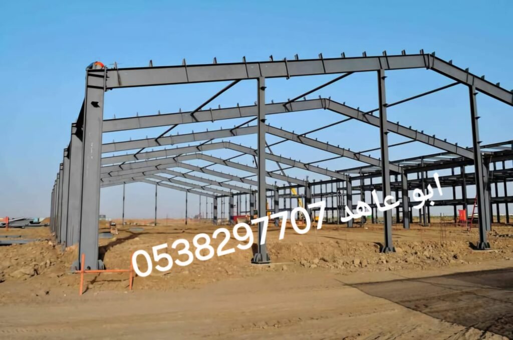 بناء وتصميم هناجر ومستودعات حديد احترافية في الرياض - مؤسسة العثمان