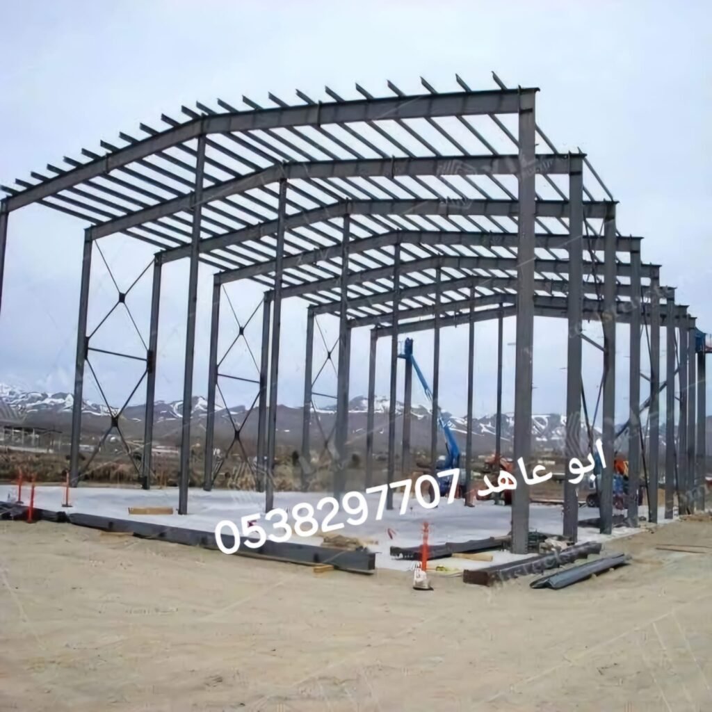 بناء وتصميم هناجر ومستودعات حديد احترافية في الرياض - مؤسسة العثمان