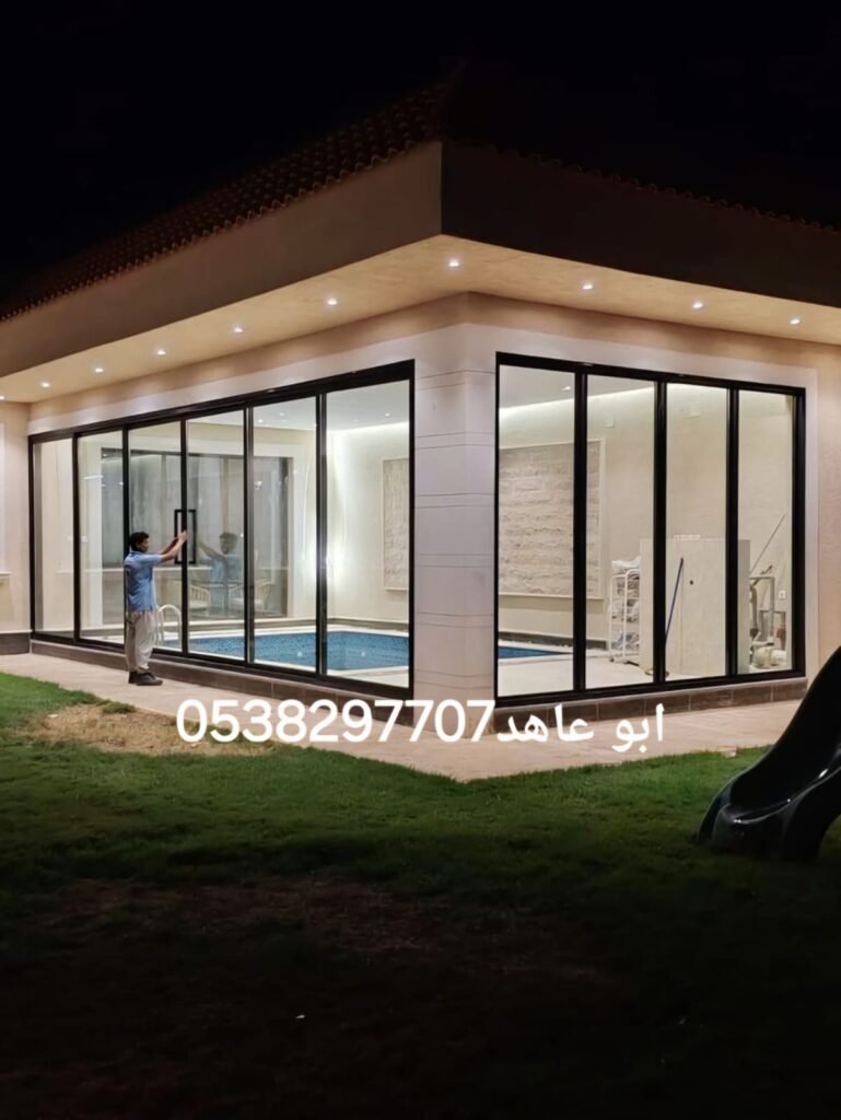 تصميم وتركيب برجولات وجلسات خارجية خشبية وحديد مع إضاءة في حدائق الرياض 0538297707