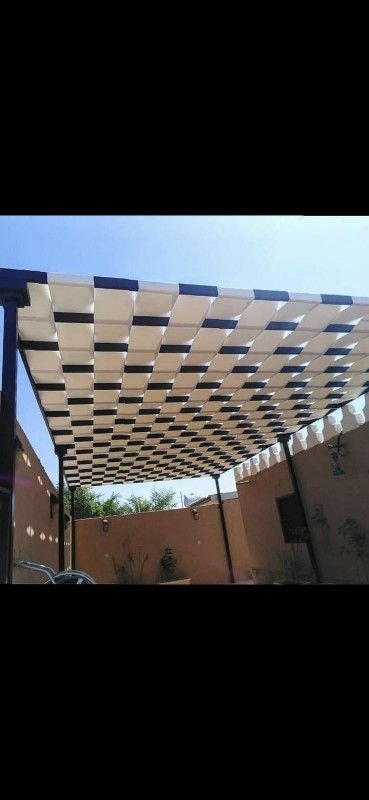 تركيب سواتر حديد مجدول وشرائح وسواتر قماش للمنازل والفلل في الرياض